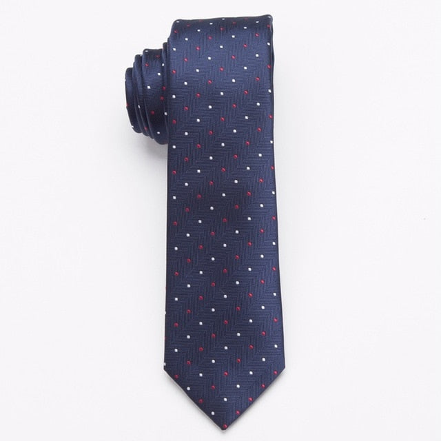 Men Slim Necktie Polyester Fashion For Business And Accessories