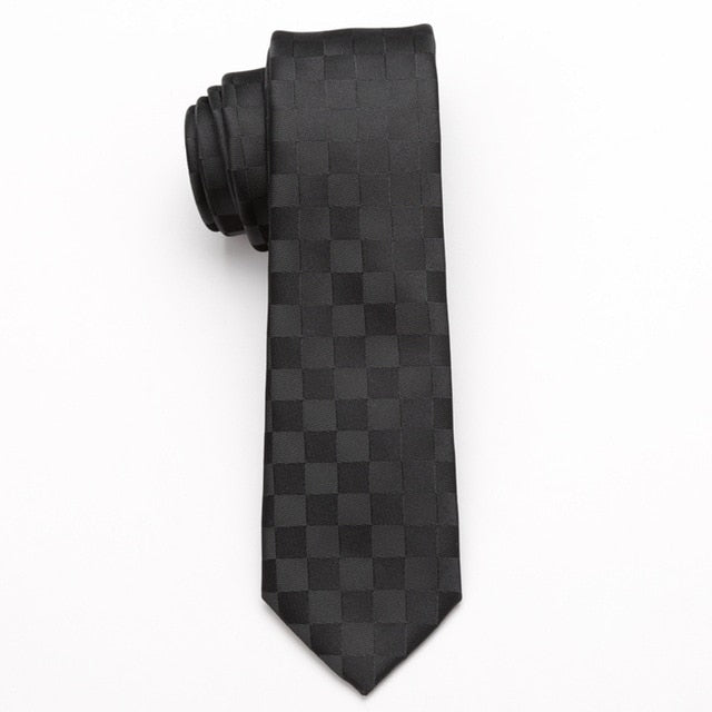 Men Slim Necktie Polyester Fashion For Business And Accessories