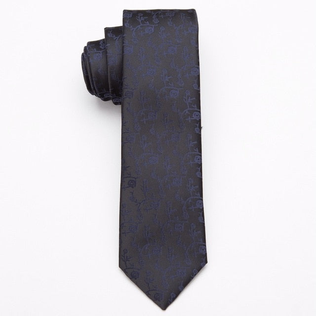 Men Slim Necktie Polyester Fashion For Business And Accessories