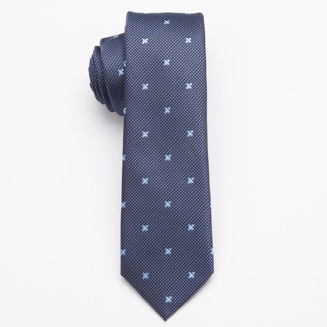 Men Slim Necktie Polyester Fashion For Business And Accessories