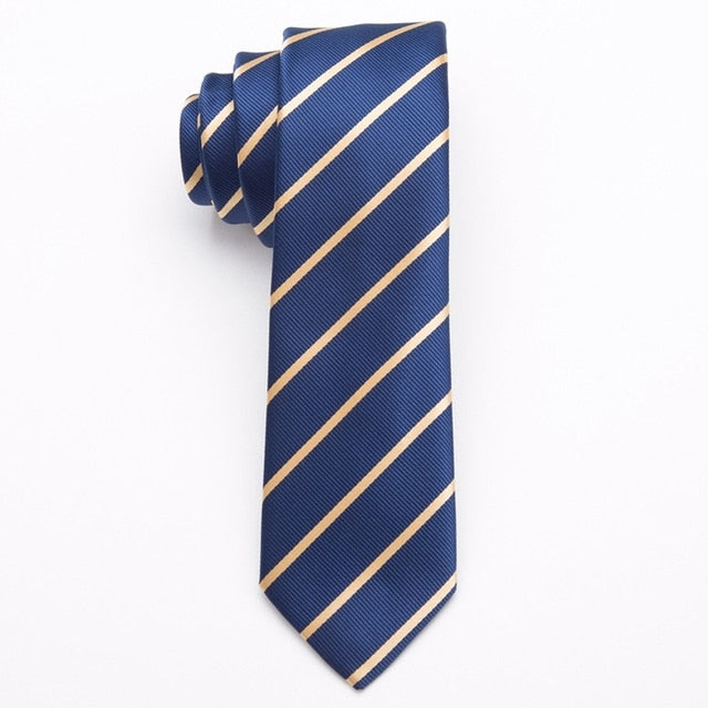 Men Slim Necktie Polyester Fashion For Business And Accessories