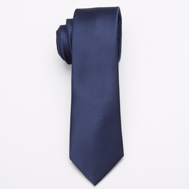 Men Slim Necktie Polyester Fashion For Business And Accessories