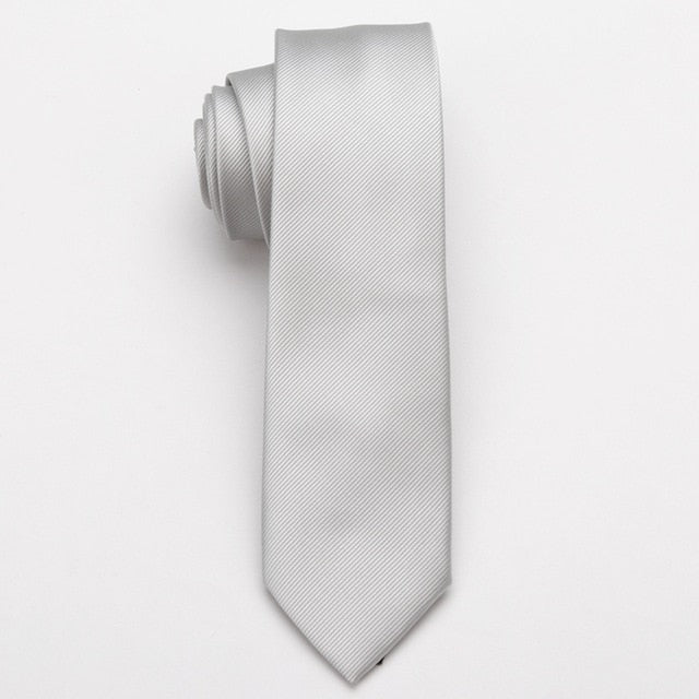 Men Slim Necktie Polyester Fashion For Business And Accessories