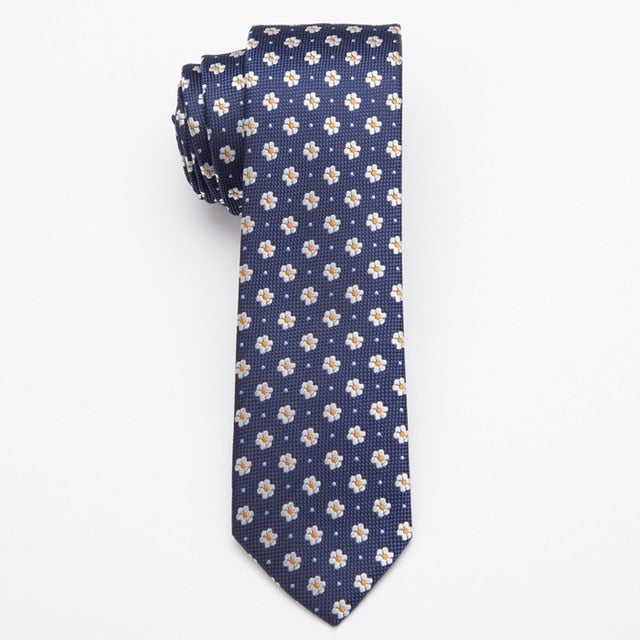 Men Slim Necktie Polyester Fashion For Business And Accessories