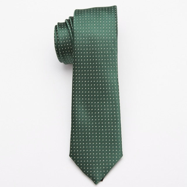 Men Slim Necktie Polyester Fashion For Business And Accessories
