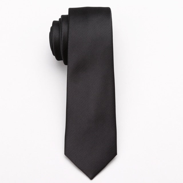 Men Slim Necktie Polyester Fashion For Business And Accessories