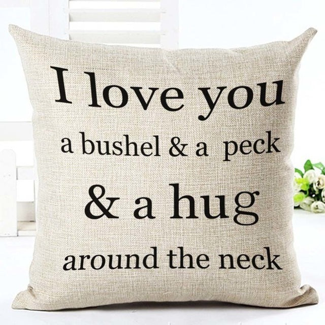 Love Cushion Cover Pillow Case Nordic Decor