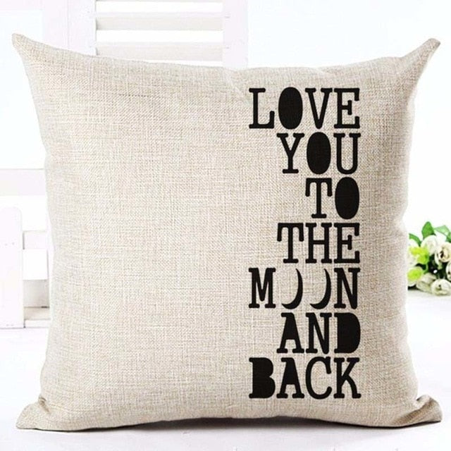 Love Cushion Cover Pillow Case Nordic Decor