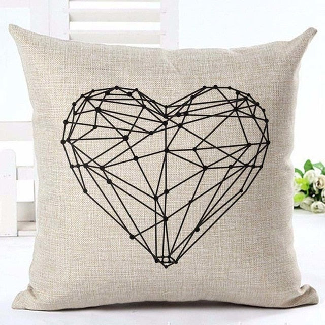 Love Cushion Cover Pillow Case Nordic Decor
