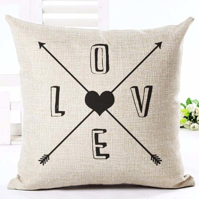 Love Cushion Cover Pillow Case Nordic Decor