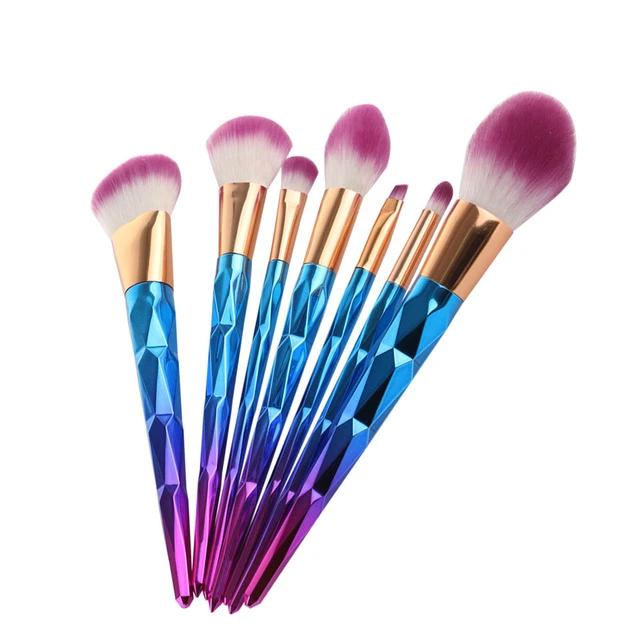 Diamond Shaped Makeup Brushes Powder Foundation, Eyeshadow, Blush Blending