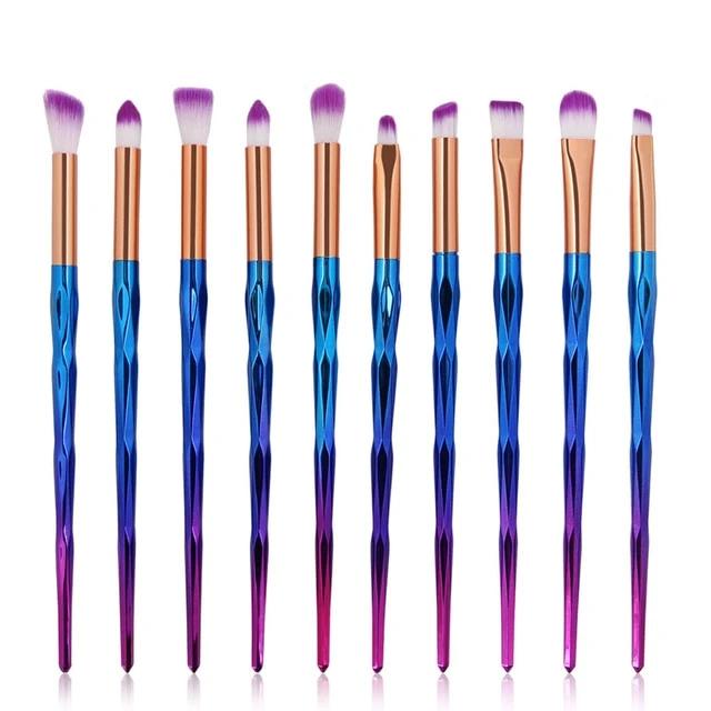 Diamond Shaped Makeup Brushes Powder Foundation, Eyeshadow, Blush Blending