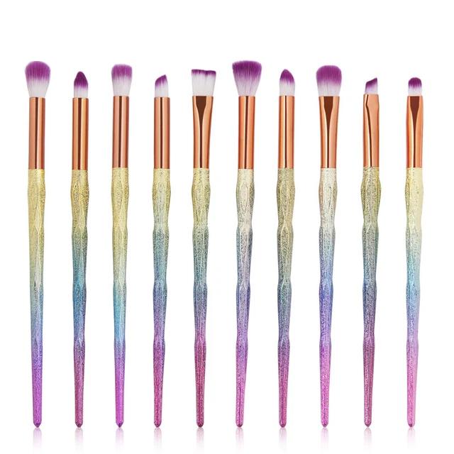 Diamond Shaped Makeup Brushes Powder Foundation, Eyeshadow, Blush Blending