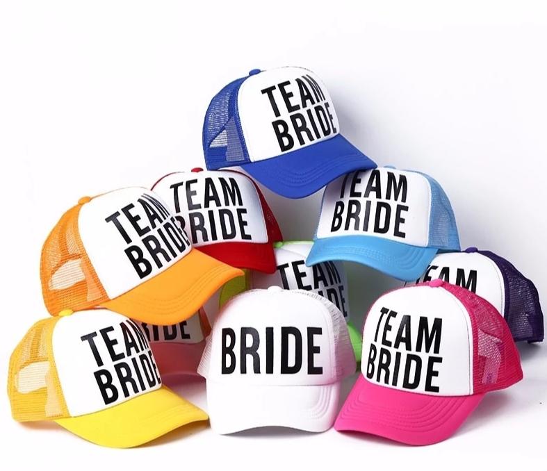 Team Bride Bachelorette Hats