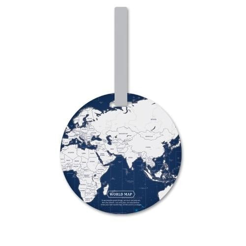 Map Luggage Tag Travel Accessories
