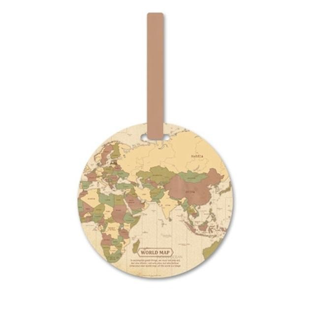 Map Luggage Tag Travel Accessories
