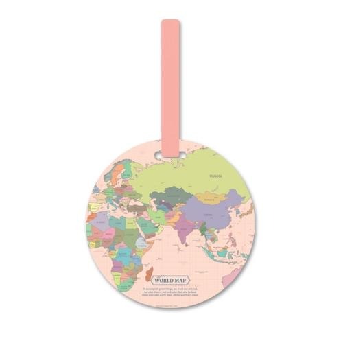 Map Luggage Tag Travel Accessories