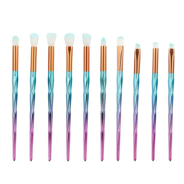 Diamond Shaped Makeup Brushes Powder Foundation, Eyeshadow, Blush Blending