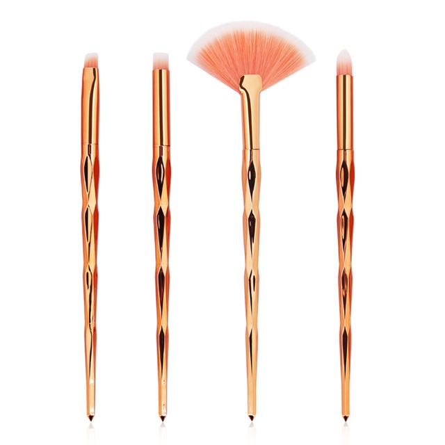 Diamond Shaped Makeup Brushes Powder Foundation, Eyeshadow, Blush Blending