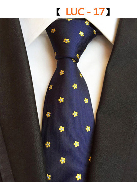 Fashion Plaid Necktie Striped Geometric Shapes