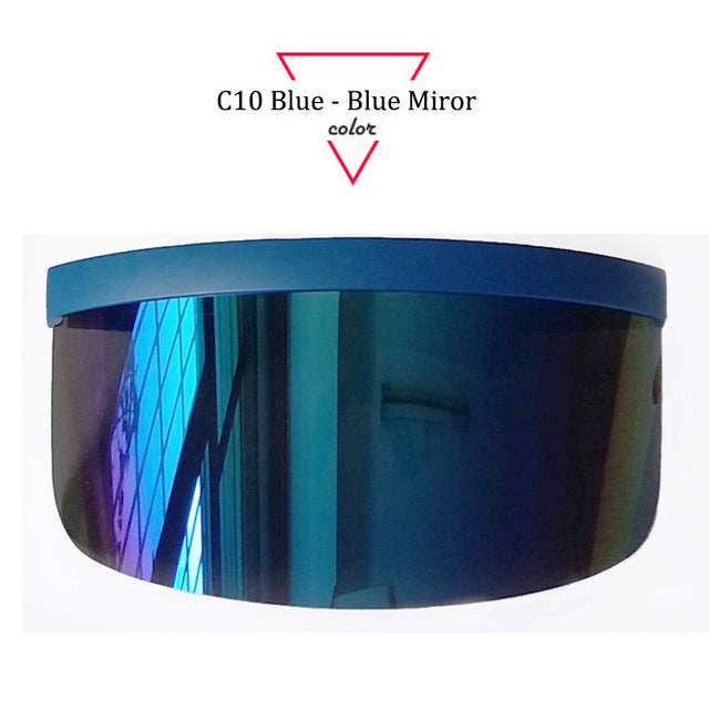 Oversize Shield Visor Windproof Sunglasses