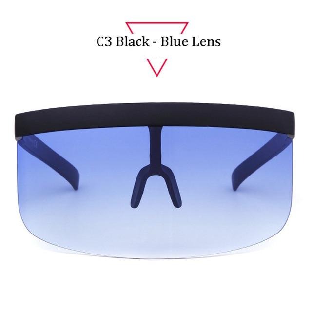 Oversize Shield Visor Windproof Sunglasses