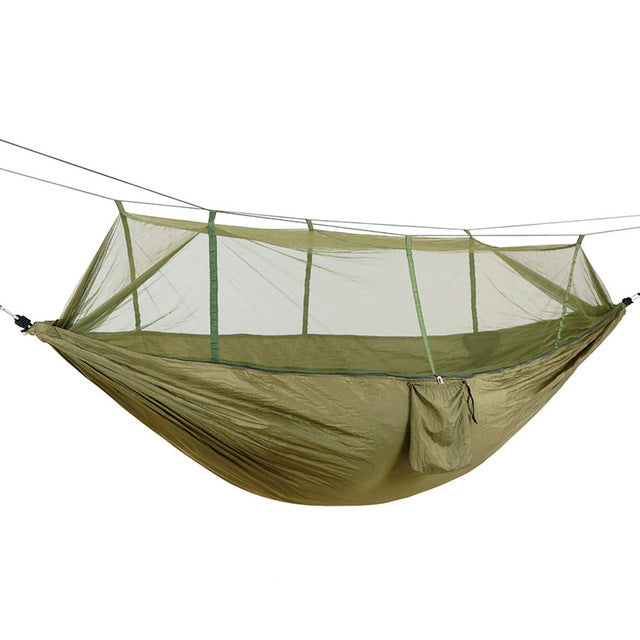 1-2 Person Outdoor Camping Hammock w/ Mosquito Net