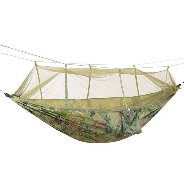 1-2 Person Outdoor Camping Hammock w/ Mosquito Net