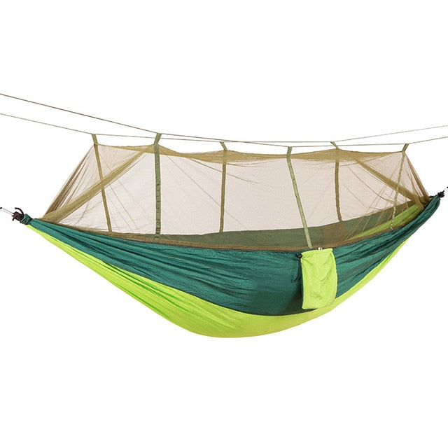 1-2 Person Outdoor Camping Hammock w/ Mosquito Net