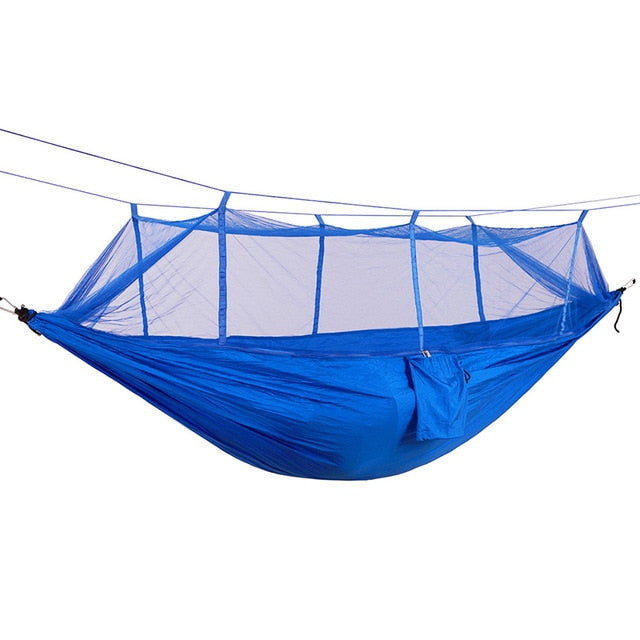 1-2 Person Outdoor Camping Hammock w/ Mosquito Net