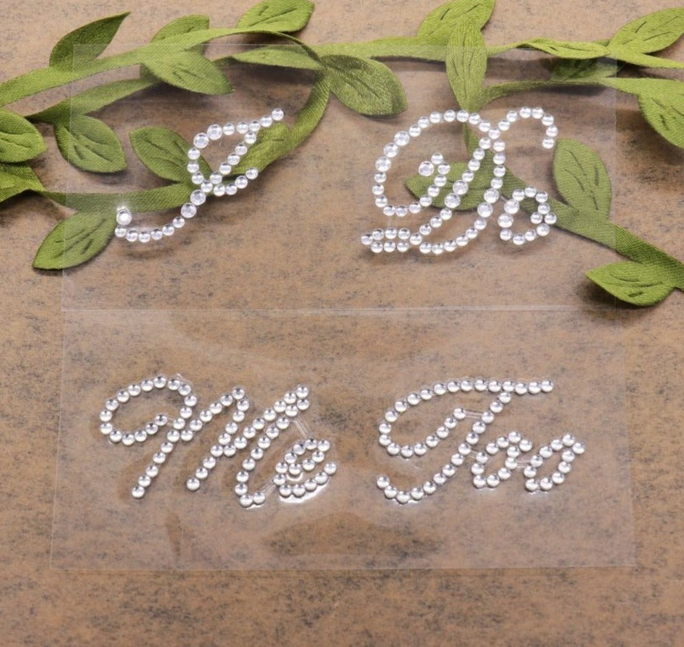 2pc High Heel Wedding Stickers