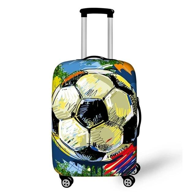 Soccer Suitcase Protective Cover Travel Case Sports