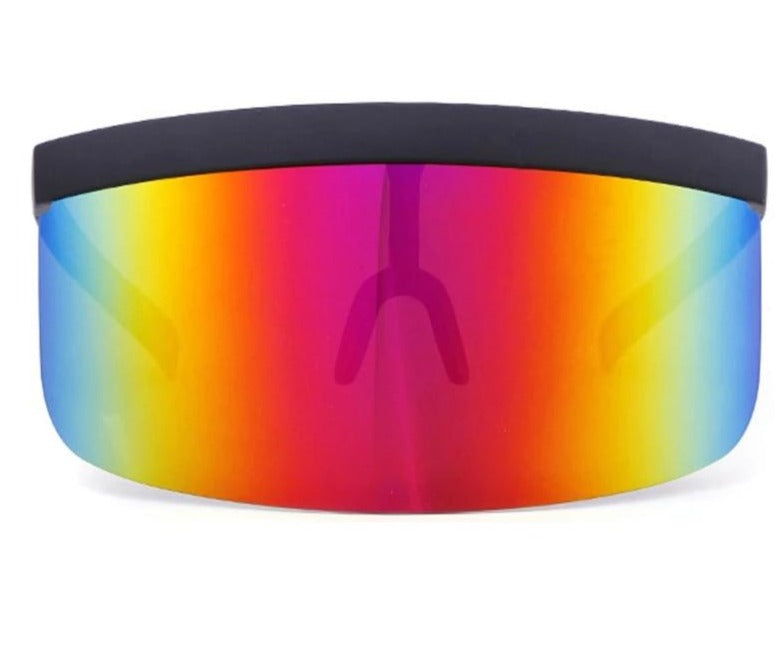Oversize Shield Visor Windproof Sunglasses
