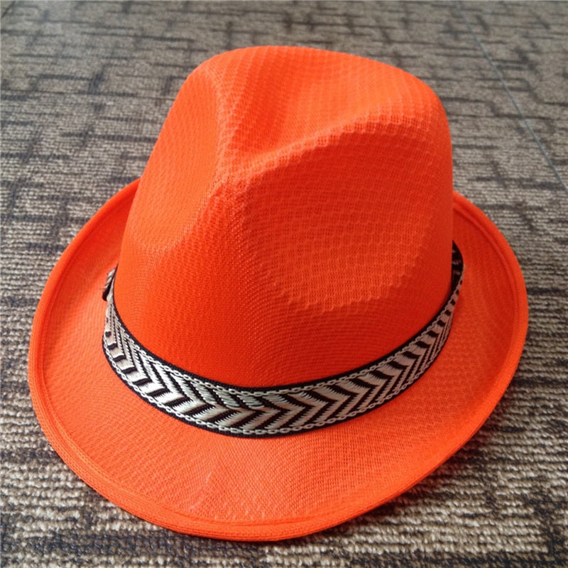 Womens Summer Jazz Hat Panama Fedora