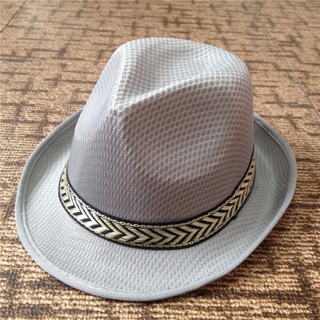 Womens Summer Jazz Hat Panama Fedora