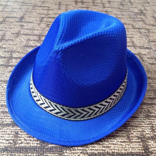 Womens Summer Jazz Hat Panama Fedora
