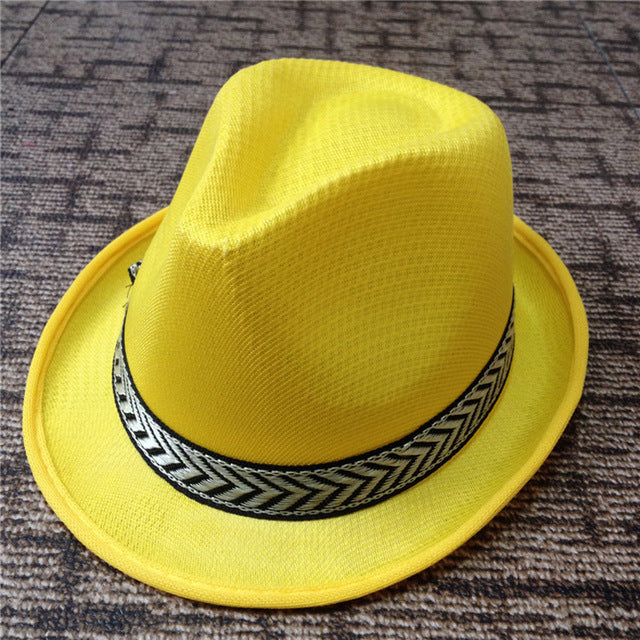Womens Summer Jazz Hat Panama Fedora