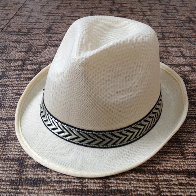 Womens Summer Jazz Hat Panama Fedora