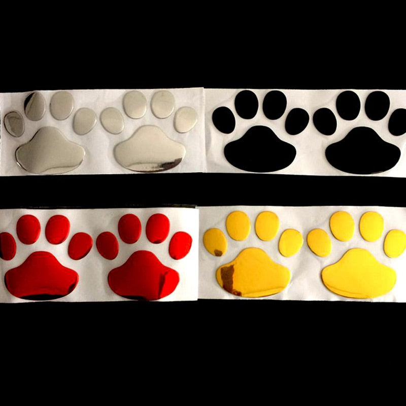 Car Sticker Paw Animal Footprint