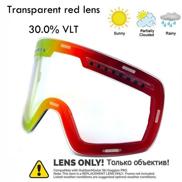 Winter BOLLFO Magnetic Ski Glasses UV400 Goggles