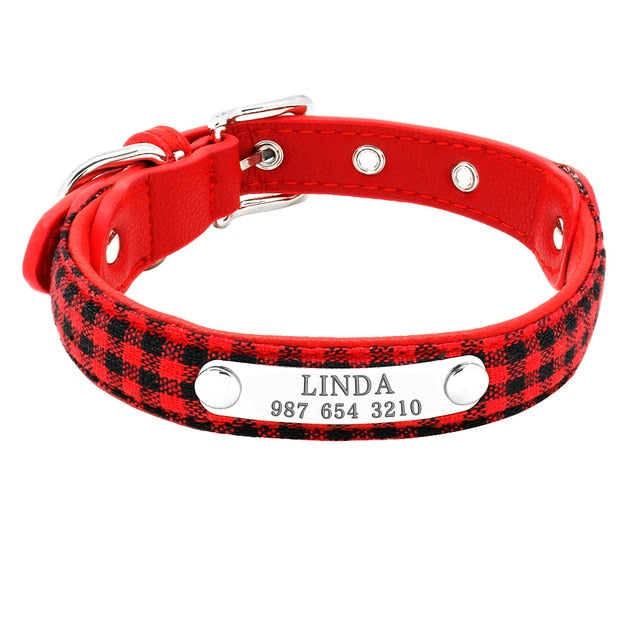 Engraved Pet ID Tag Collars Small Cats Dogs