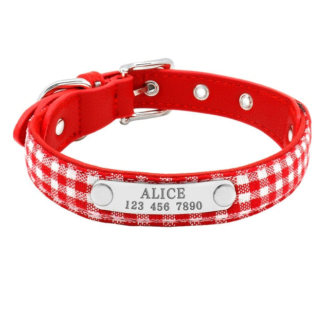 Engraved Pet ID Tag Collars Small Cats Dogs