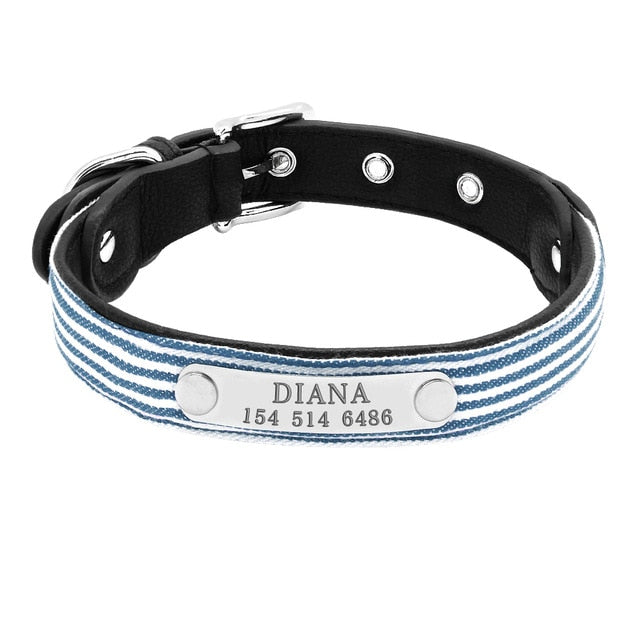 Engraved Pet ID Tag Collars Small Cats Dogs