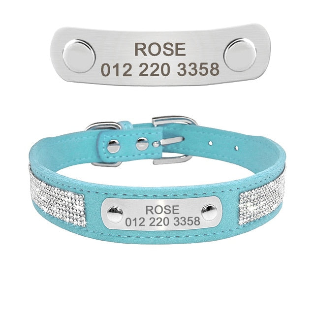 Engraved Pet ID Tag Collars Small Cats Dogs