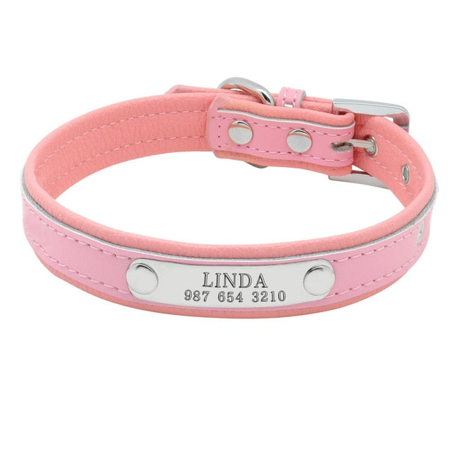 Engraved Pet ID Tag Collars Small Cats Dogs