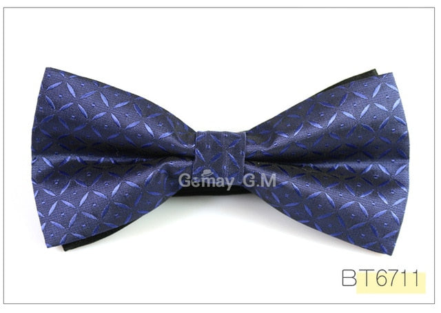 Polyester Bowtie For Men Fashion Casual Floral And Animal Patters Neckwear