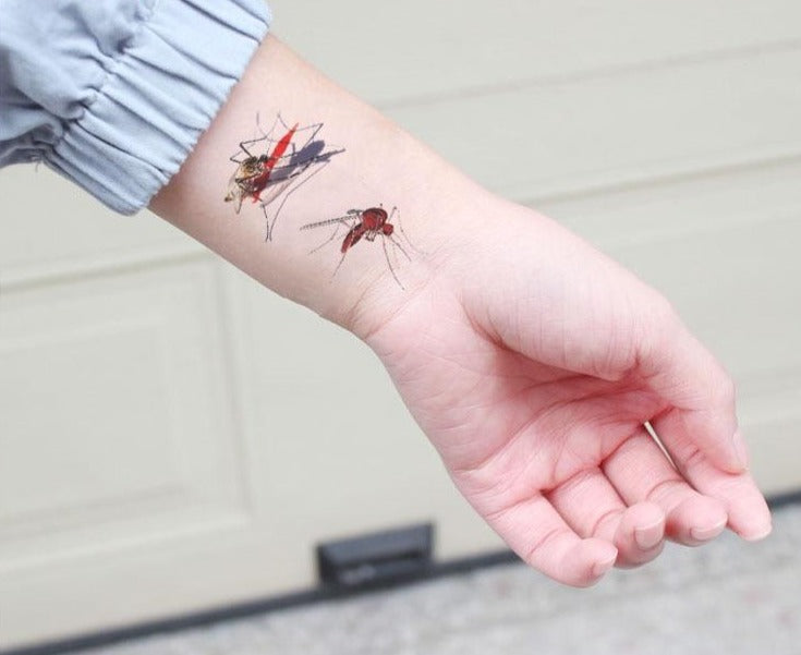 Halloween 3D Spider Scorpion Temporary Body Tattoo