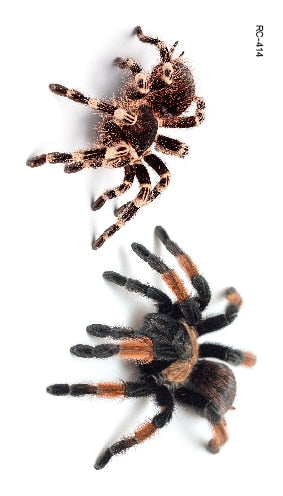 Halloween 3D Spider Scorpion Temporary Body Tattoo