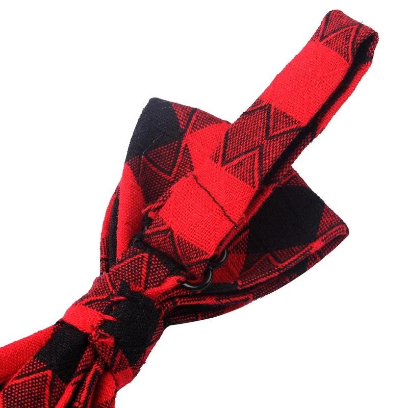 Plaid Bow Ties Children Suit Casual Bowtie
