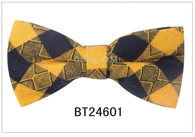Plaid Bow Ties Children Suit Casual Bowtie